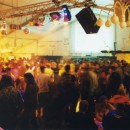 P10 Festzelt Blick von DJ Pult