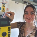 30 manuela macht werbung fuer tramkarte