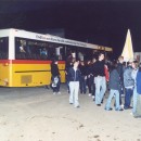 160 shuttlebus postauto mit blitz