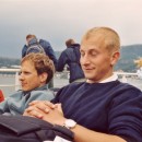 Ueli muede auf Schiff