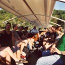 auf Rheinfall Schiff